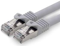1aTTack.de CAT.7 netwerkkabel patchkabel SFTP PIMF LSZH Gigabit LAN-kabel 10 Gb/s 5,0 m grijs