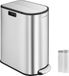 Songmics Pedaalemmer 50 liter - Metallic Zilver