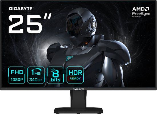 GIGABYTE GS25F2A - Full HD IPS Gaming Monitor - 240Hz - 25 Inch