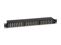 Equip Patchpaneel 48x RJ45 Cat6 19" 1HE grijs
