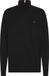 Tommy Hilfiger heren coltrui katoen - Pima Org Ctn Cashmere Roll Neck - zwart - Maat: L