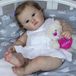 OEM Reborn baby pop, 60 cm, levensecht, van vinyl en siliconen, voor meisjes