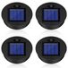 Pièces de rechange pour énergie solaire, 7 cm, 4 pièces, LED, étanche, pour éclairage de jardin