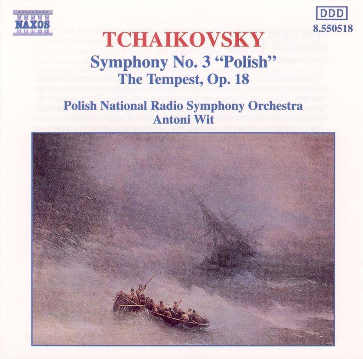 OUTHERE Tchaikovsky: Symphony No 3, The Tempest / Antoni Wit