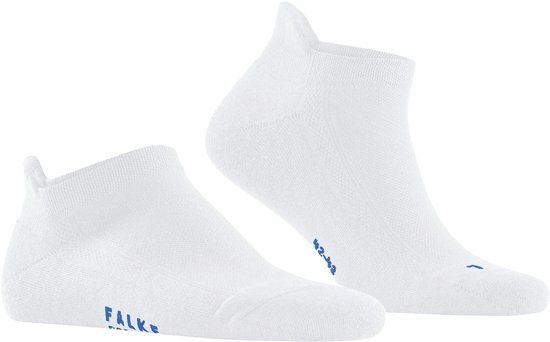 FALKE Cool Kick korte sneakersokken unisex wit - maat 42-43
