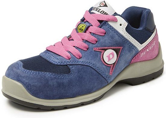 Dunlop Lady Arrow lage veiligheidssneaker S3 blauw maat 41