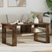 Prolenta Maison Exclusive Salontafel, gerookt eikenhout, 96 x 54 x 44 cm, houtvezel