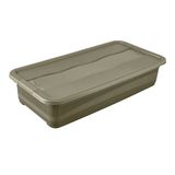 keeeper keepeer eckhart transportbak met deksel en schuifsluiting, 33 l, extra stevig, 79,5 x 39,5 x 17 cm, olijfgroen