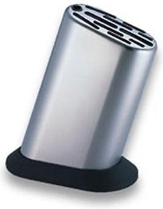 Global MB-10 Messenblok - RVS - Voor 10 Messen + Slijpstaaf