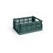HAY Colour Crate M 26,5x34,5 cm Vert foncé