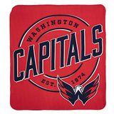 Northwest NHL Washington Capitals Unisex-Adult Fleece Sprei Deken, 50" x 60", Campagne