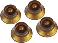 Gibson PRHK-030 Top Hat Knobs Vintage Amber 4 Pack