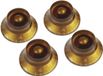 Gibson PRHK-030 Top Hat Knobs Vintage Amber 4 Pack