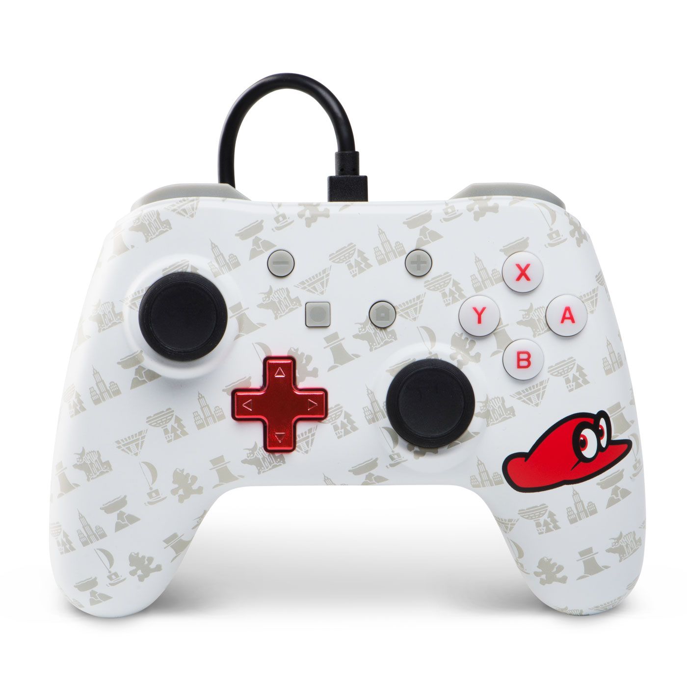Power A Super Mario Odyssey: Cappy Edition Game Controller - White/Multi