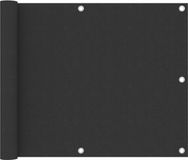 vidaXL Balkonscherm - 75x300 cm - Oxford stof - Antraciet