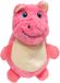 JACK AND VANILLA, Pluche speelgoed Hippo roze voor honden en katten, zacht en duurzaam, ideaal om te spelen en te knuffelen, machinewasbaar, maat 18 cm, kleur roze