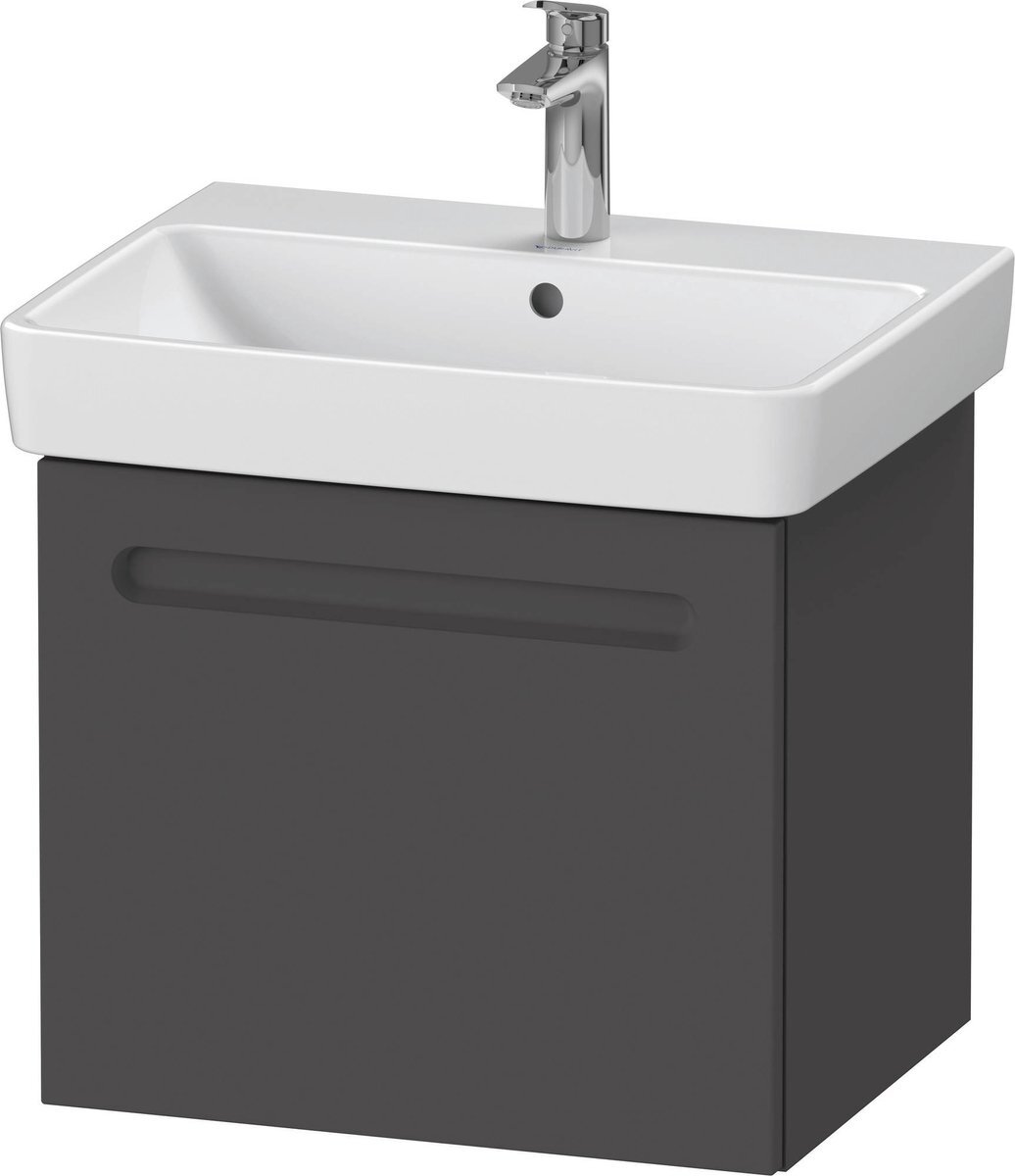 Duravit No.1 Wastafelonderkast 54x42,6x47,8 cm Mat Grafiet