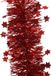 Decoris Kaemingk B.V. 5x Kerstslingers sterren kerst rood 10 x 270 cm