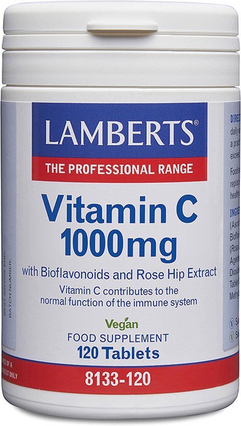 Lamberts Vitamine c 1000mg & bioflavonoiden