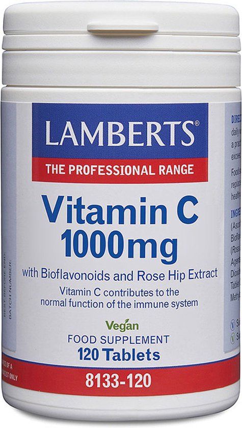 Lamberts Vitamine c 1000mg & bioflavonoiden 120 Tabletten