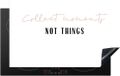 Merkloos KitchenYeah® Inductie beschermer 85x52 cm - Collect moments not things - Quotes - Inductie kookplaat accessoire