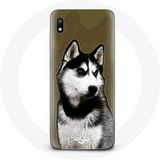 Maniacase Hoesje voor Samsung Galaxy A10 Siberische Husky