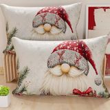 PETTI Artigiani Italiani - Paar kussenslopen 40 x 70 cm van microvezel, kerstdecoratie, voor slaapkamer, bank, woonkamer, set van 2 kussenslopen, kussensloop Xmas 13