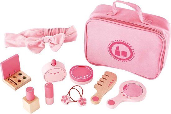Hape Beauty Belongings - Make-up Set - Roze