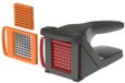 Zyliss Frietsnijder & Groentesnijder - Met 2 Verwisselbare RVS Messen (7 & 9 mm) - Antislip Bodem - Vaatwasserbestendig - Wit