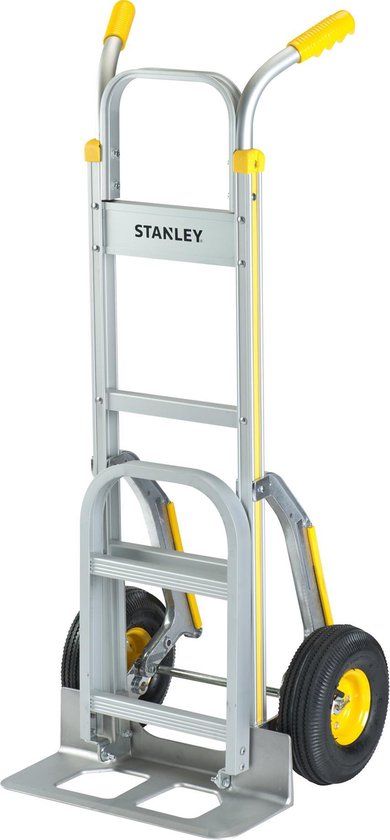 Stanley Steekwagen HT514 - 200KG - Opvouwbaar - Aluminium - Zilver/Geel