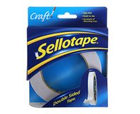 Sellotape Sterk dubbelzijdig plakband voor dagelijks gebruik, montage, kunst en handwerk, eenvoudig te bedienen dubbelzijdig plakband met sterke grip en gemakkelijk te verwijderen, 12