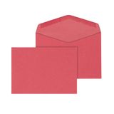 ÖKI Enveloppen, C6, 50 stuks, natte plaksluiting, 114 x 162 mm, 75 g, rood