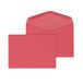 ÖKI Enveloppen, C6, 50 stuks, natte plaksluiting, 114 x 162 mm, 75 g, rood