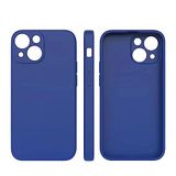 Beschermhoesje Marine Beschermhoesje compatibel met iPhone 14 (6,1 inch), camerabescherming, anti-vingerafdruk, militaire bescherming, beschermhoes voor iPhone 14 premium vloeibare siliconen, marine