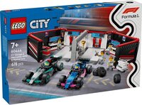 LEGO - City LEGO City 60444 F1 Garage Met Mercedes-AMG En Alpine Auto's Bouwstenen