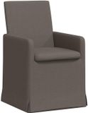 vidaXL Eetstoelen 2 stuks Linnen Lichtgrijs 57 x 68 x 94 cm
