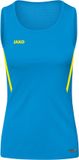 Jako Challenge Tanktop Dames - Blauw / Fluogeel | Maat: 34