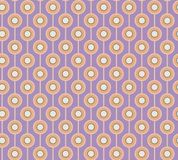 A.S. Création Retro Chic Grafisch Behang - Lila Oranje Beige Zwart Wit