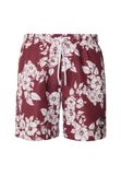 Urban Classics Pattern Zwemshorts Rood/Wit XXL