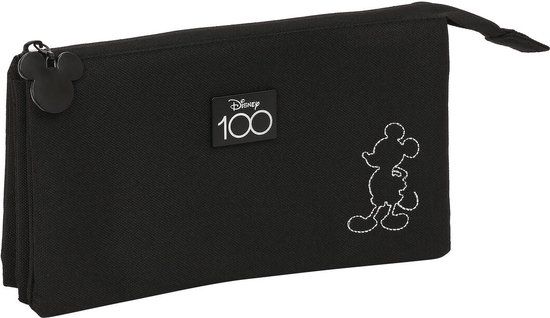 Mickey Mouse Clubhouse Pen Case - 3 Compartments - Black
