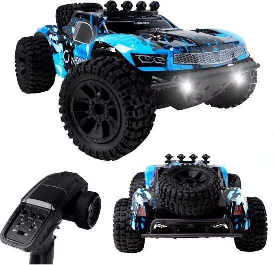 Overmax Hooligan RC Auto - 1:10 Schaal - 4x4 - 45 km/h - Blauw