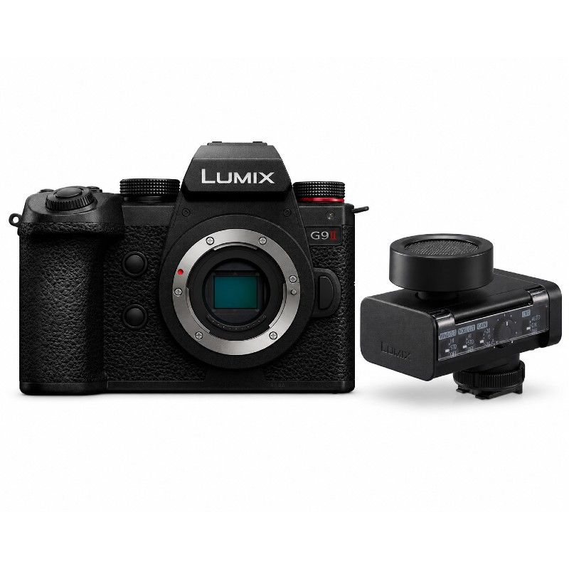 Panasonic Lumix DC-G9II + Lumix DMW-DMS1E Digitale Shotgun Microfoon