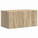 vidaXL TV Wandkast 60 x 31 x 29,5 cm Sonoma Bewerkt Hout