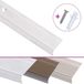 vidaXL Trapneuzen L-vormig 15 st 100 cm aluminium zilverkleurig