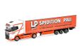 Herpa vrachtwagen model DAF XG+ gordijnoplegger Ludwig Pall, schaal 1:87
