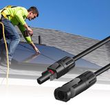 Logilink MC4 Solar kabels (2 stuks) - 3 meter - zonnepaneel aansluitkabels - Solar verlengkabel zwart 4 mm2 - 2 kabels