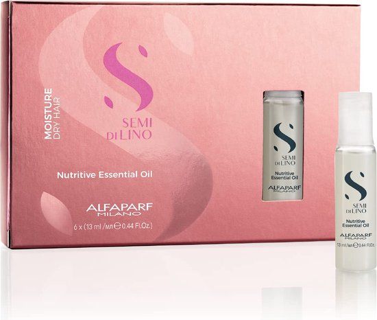 Alfaparf Milano Semi Di Lino Moisture Nutritive Essential Oil - 6 x 13ml