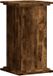 vidaXL Plantenstandaard 33x33x60 cm bewerkt hout gerookt eikenkleurig