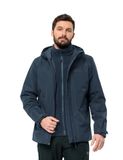Jack Wolfskin Taubenberg 3-in-1 Jas Heren Night Blue XL