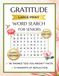 Gratitude Large Print Word Search for Seniors